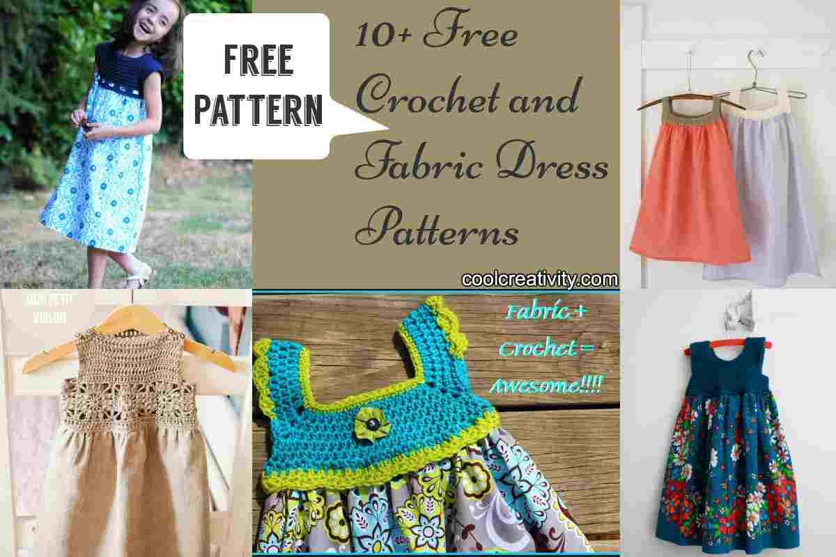 10+ Free Crochet and Fabric Dress Patterns