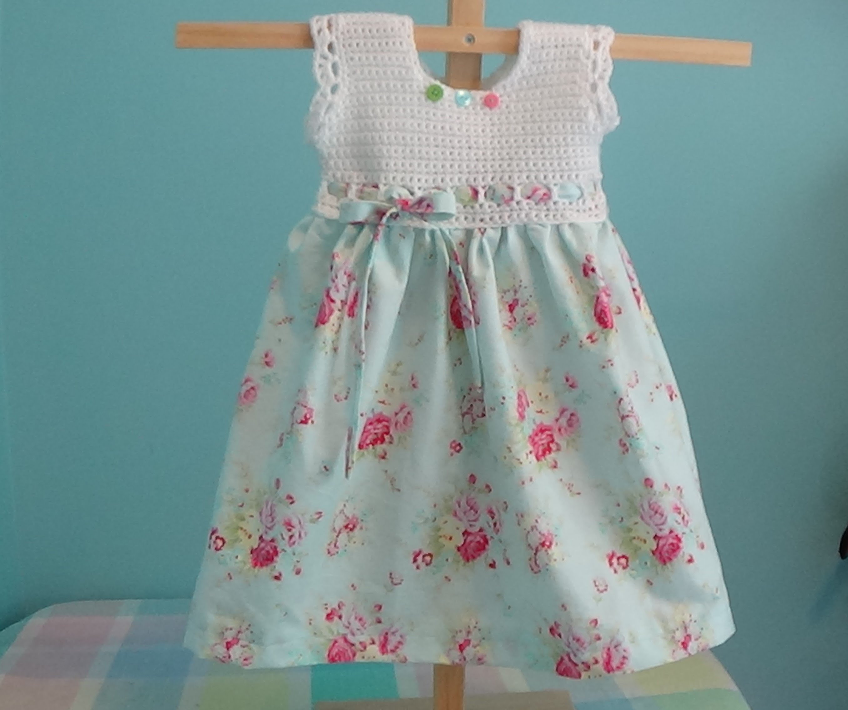 How to Crochet Baby Toddler Girl Dress using Vintage Pillow Case Pattern Tutorial (Video)